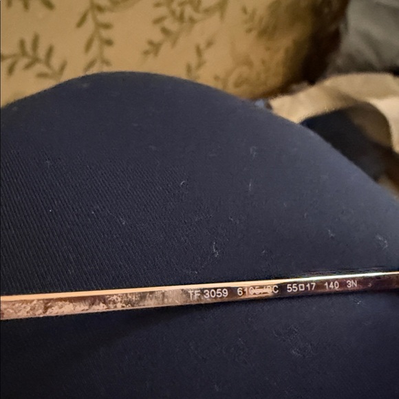 Tiffany Rose Gold Aviator Sunglasses 57 mm - Picture 3 of 8